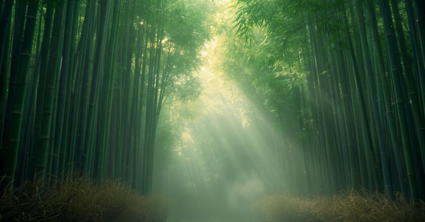 Bambus zwischen Bauhaus und Bahnsteig: Ein Titel als Großstadtmeditation